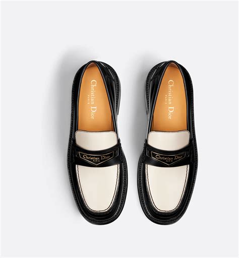 christian dior boy loafers|CHRISTIAN DIOR Brushed Calfskin Boy Loafers 35.5 Black.